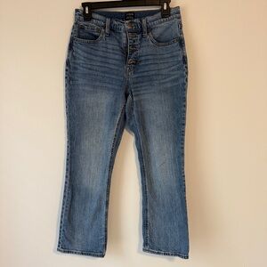 J. CREW High Rise Crop Flare Jeans Women’s Size 27